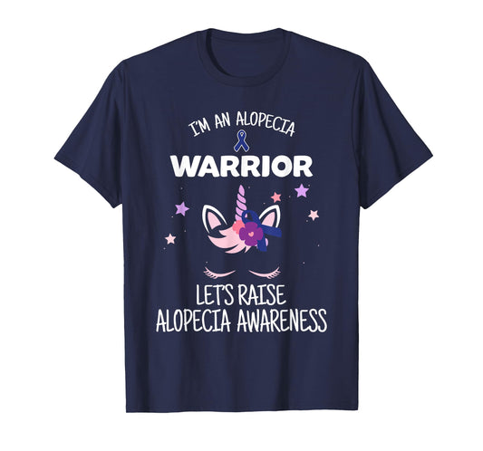 Unicorn Alopecia Warrior, Alopecia Awareness T-Shirt