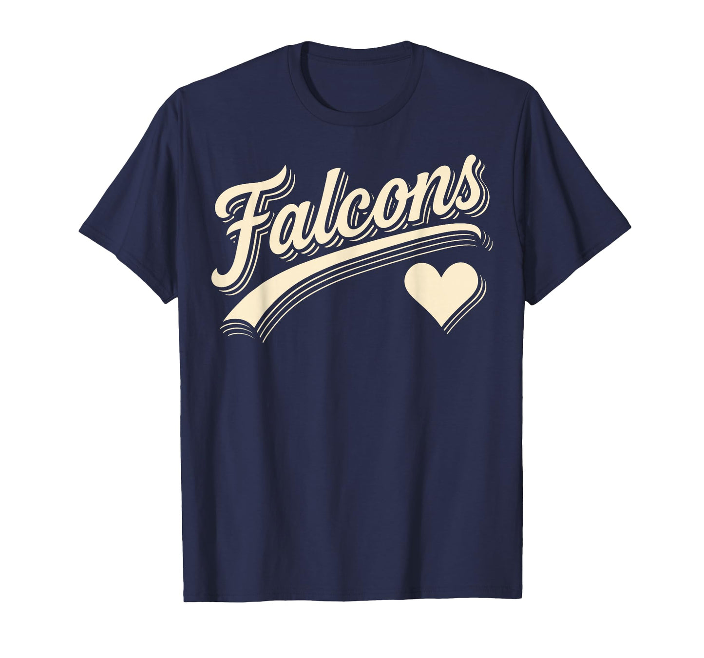 Retro Falcons Hearts Name Gift for Men Women Kid Boy Girl T-Shirt