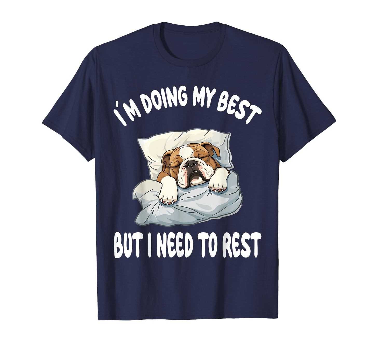 English Bulldog Official Sleepshirt Pajamas Nightgown T-Shirt for Men Women Girls Kids