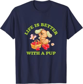 Strawberry Shortcake Life Is Better With A Pup Cutie Vintage T-Shirt