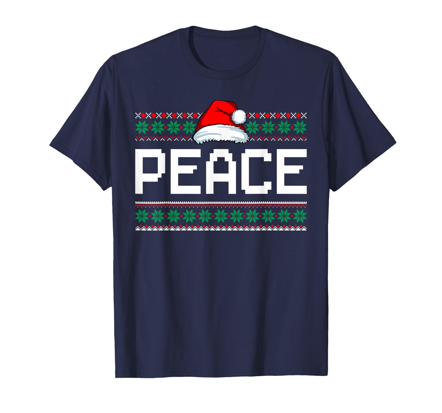 Peace I Come In Peace Couples Ugly Christmas Xmas Sweaters T-Shirt