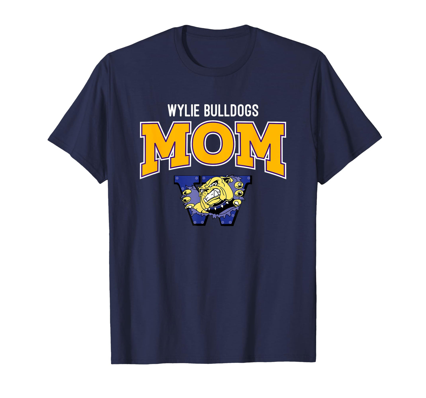 Wylie Bulldogs Logo Mom HS T-Shirt