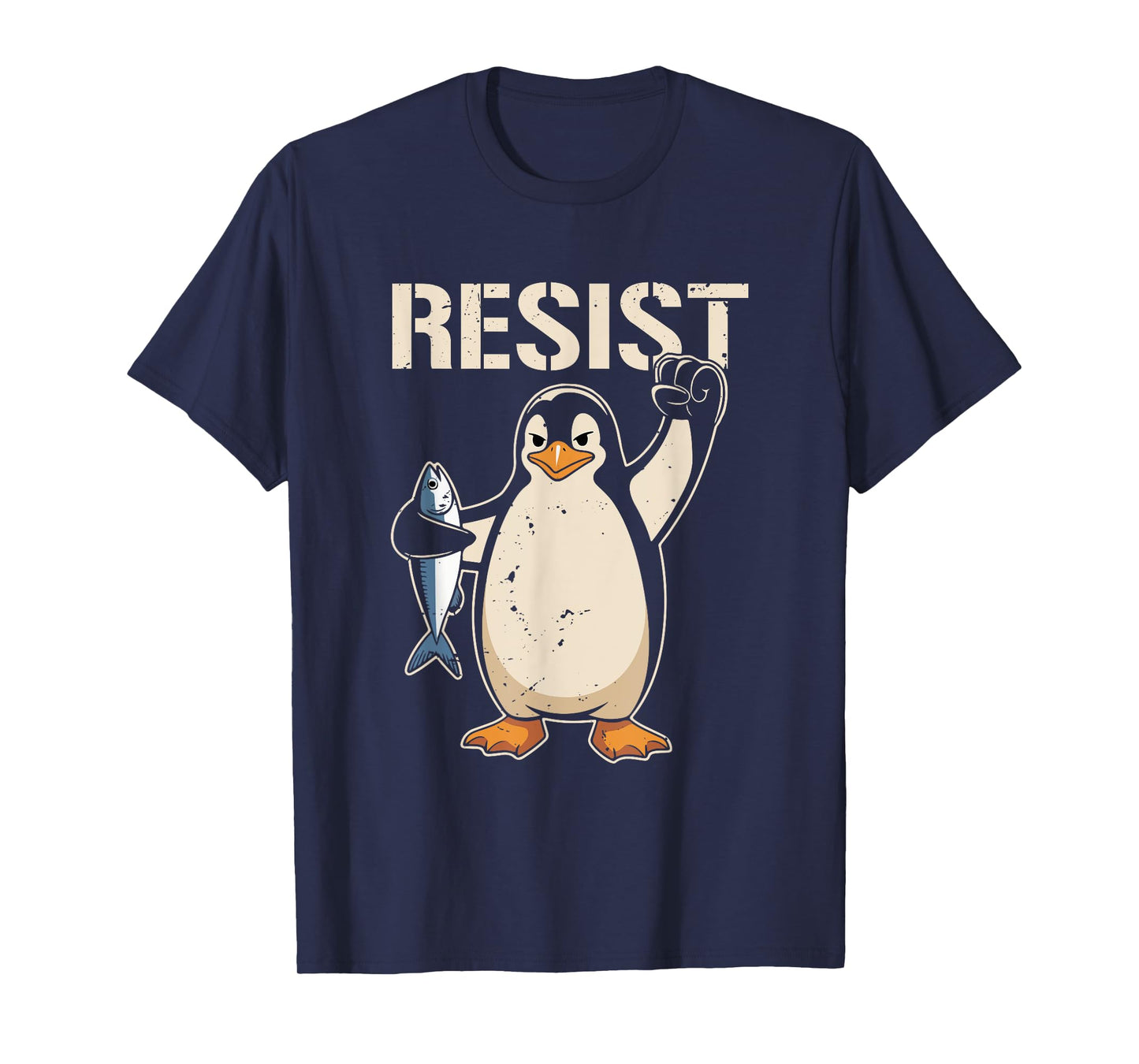 Resist Penguin Activism Women Men T-Shirt