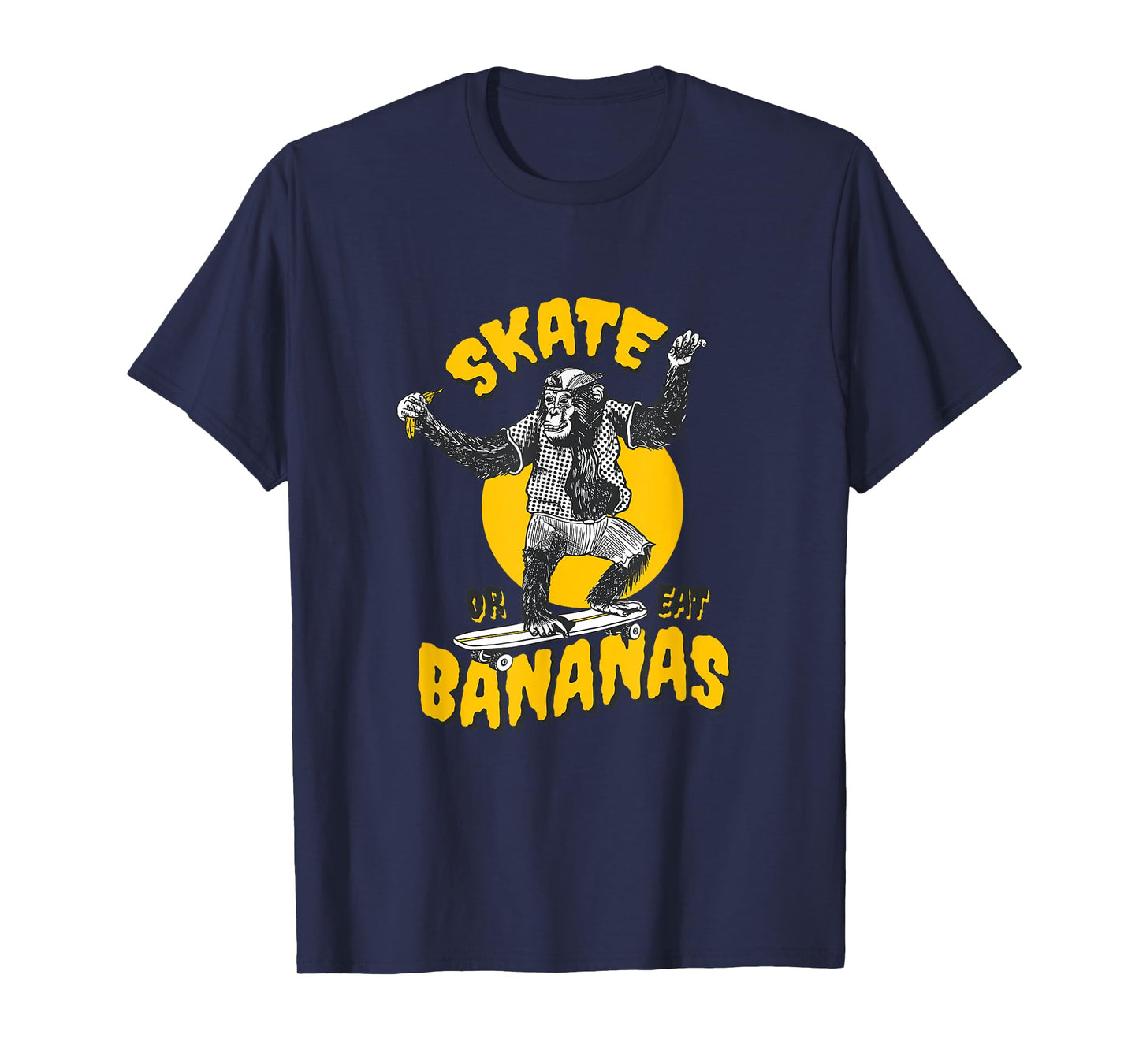 Skater Monkey Skateboard T-Shirt