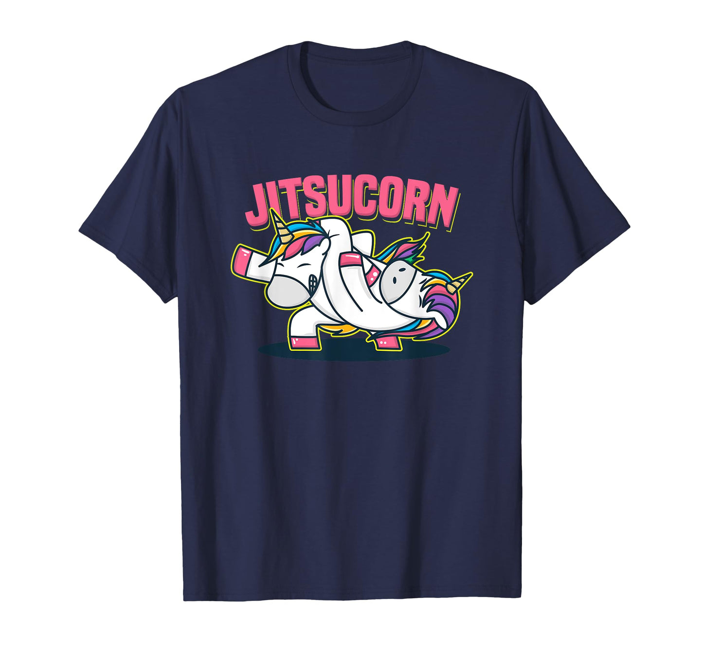 Funny Jiu Jitsu T-Shirt Cute Unicorn Self Defense T-Shirt