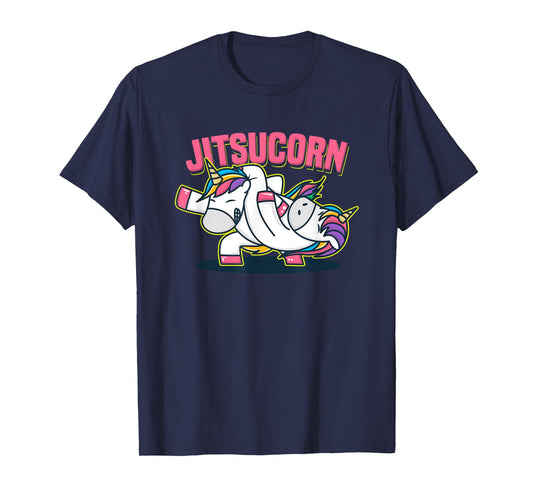 Funny Jiu Jitsu T-Shirt Cute Unicorn Self Defense T-Shirt