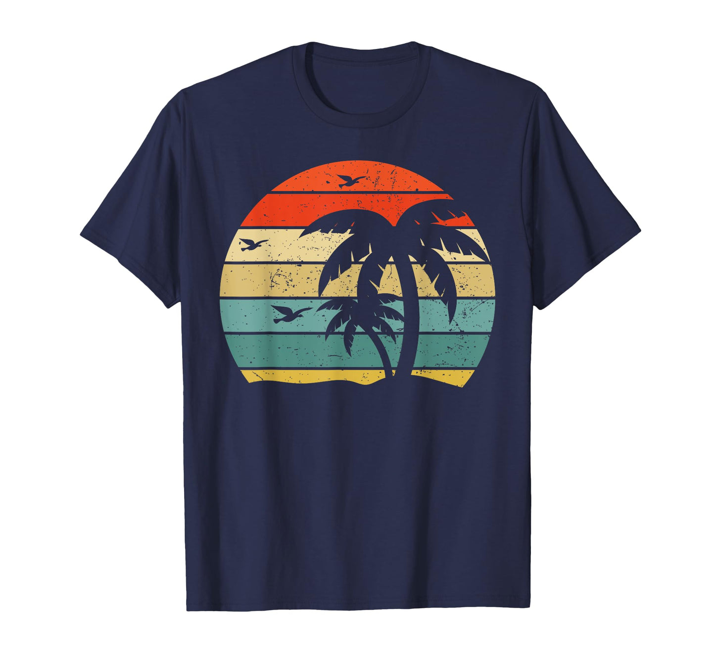 Cool Tropical T-Shirt Palm Trees Beach Retro Holiday Vintage T-Shirt