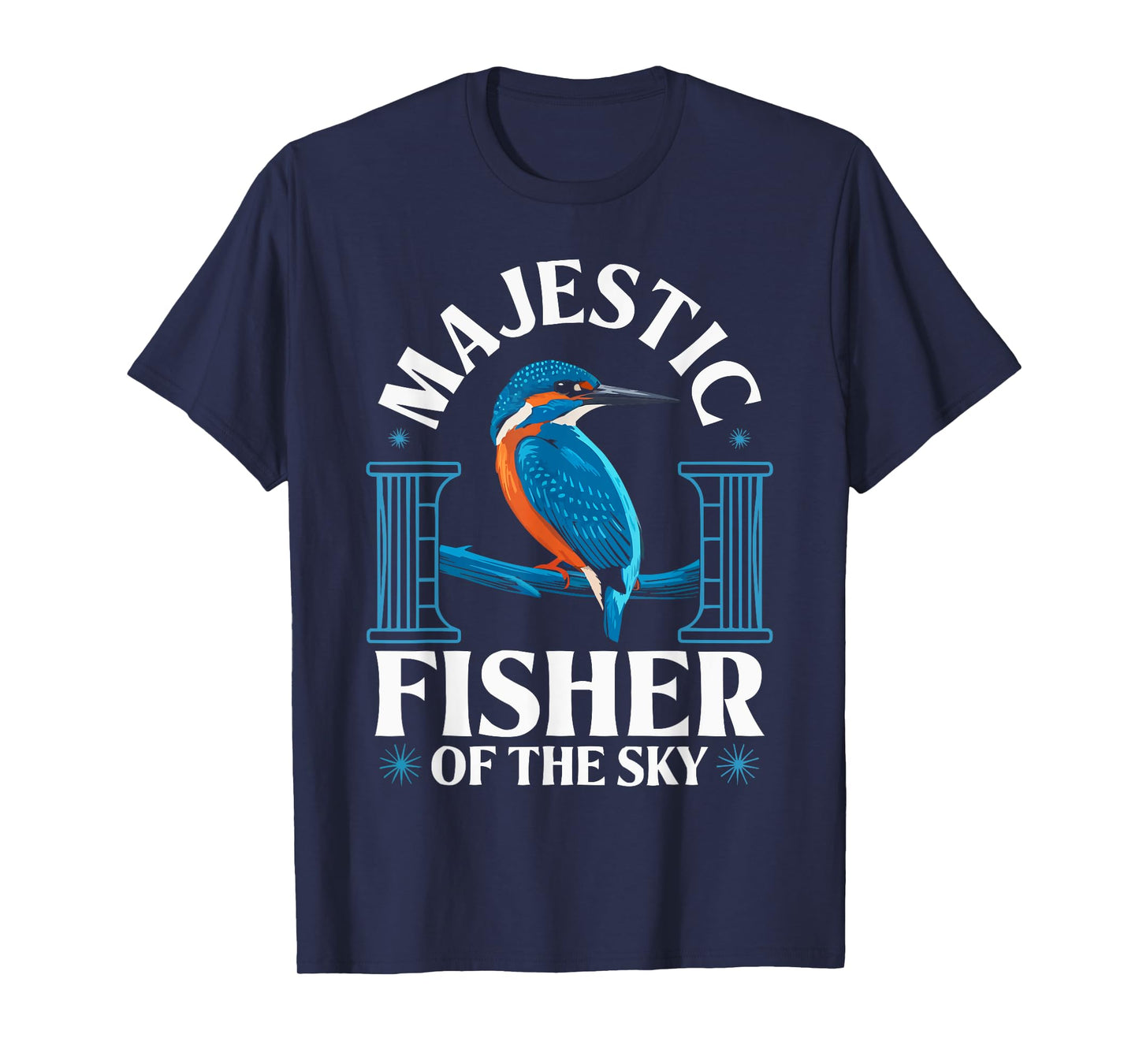 Belted Kingfisher Bird Lover Ornithology Birdwatching T-Shirt