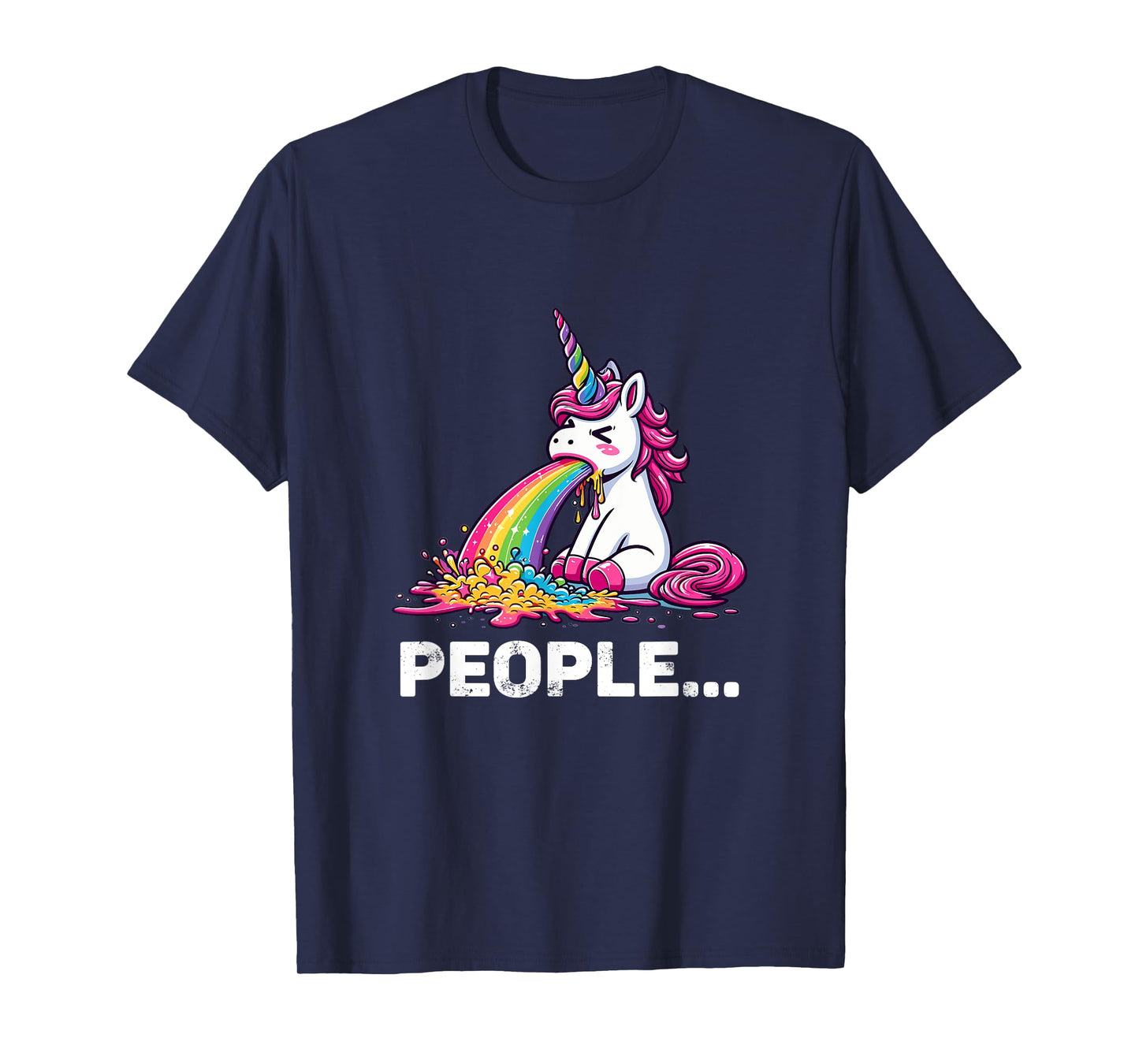 Eww People Cute Funny Unicorn T-Shirt