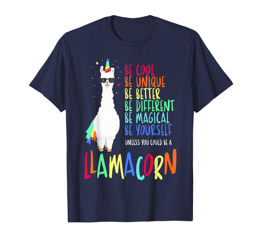 Funny Llamacorn - Funny Cute Llama Unicorn T-Shirt