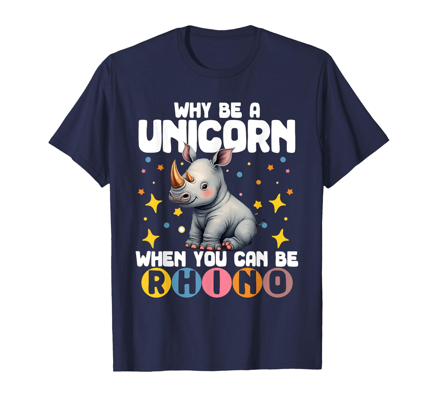 Chubby Unicorns Rhino Lover Cute Rhinoceros Women Men Kids T-Shirt