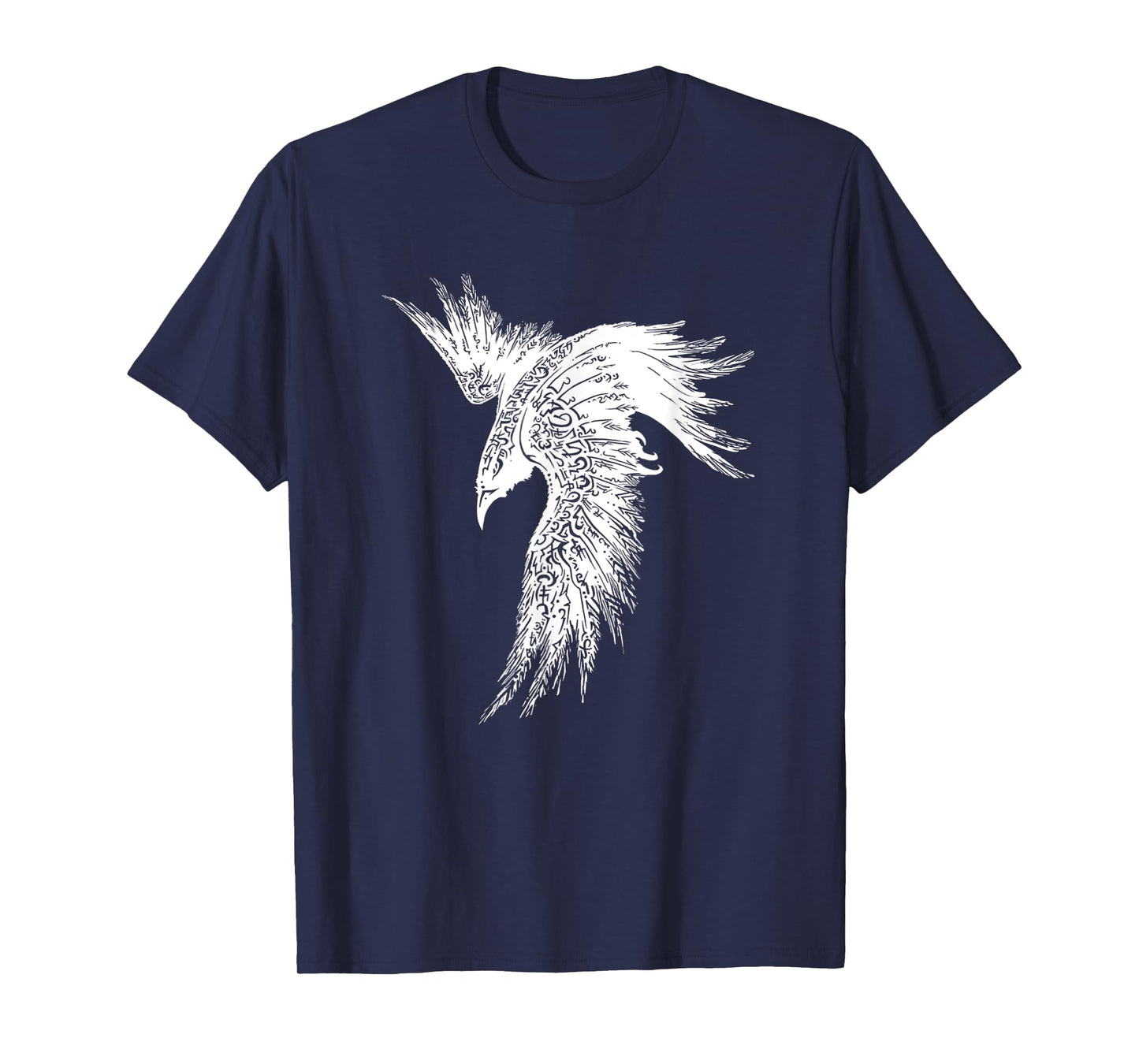 Viking Raven Norse Mythology Beautiful Art Symbols T-Shirt