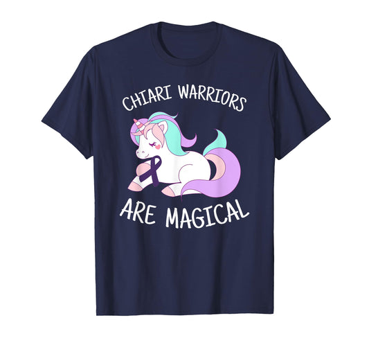 Unicorn Chiari Malformation Awareness Gift, Chiari Warrior T-Shirt