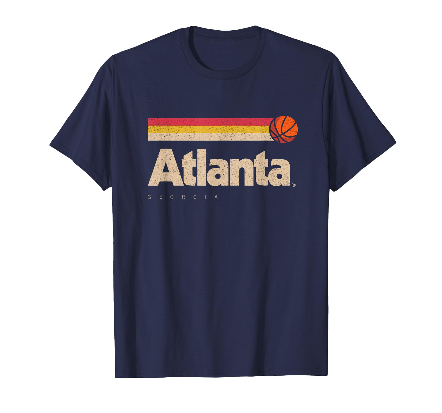 Atlanta Basketball B-Ball City Georgia Retro Atlanta T-Shirt