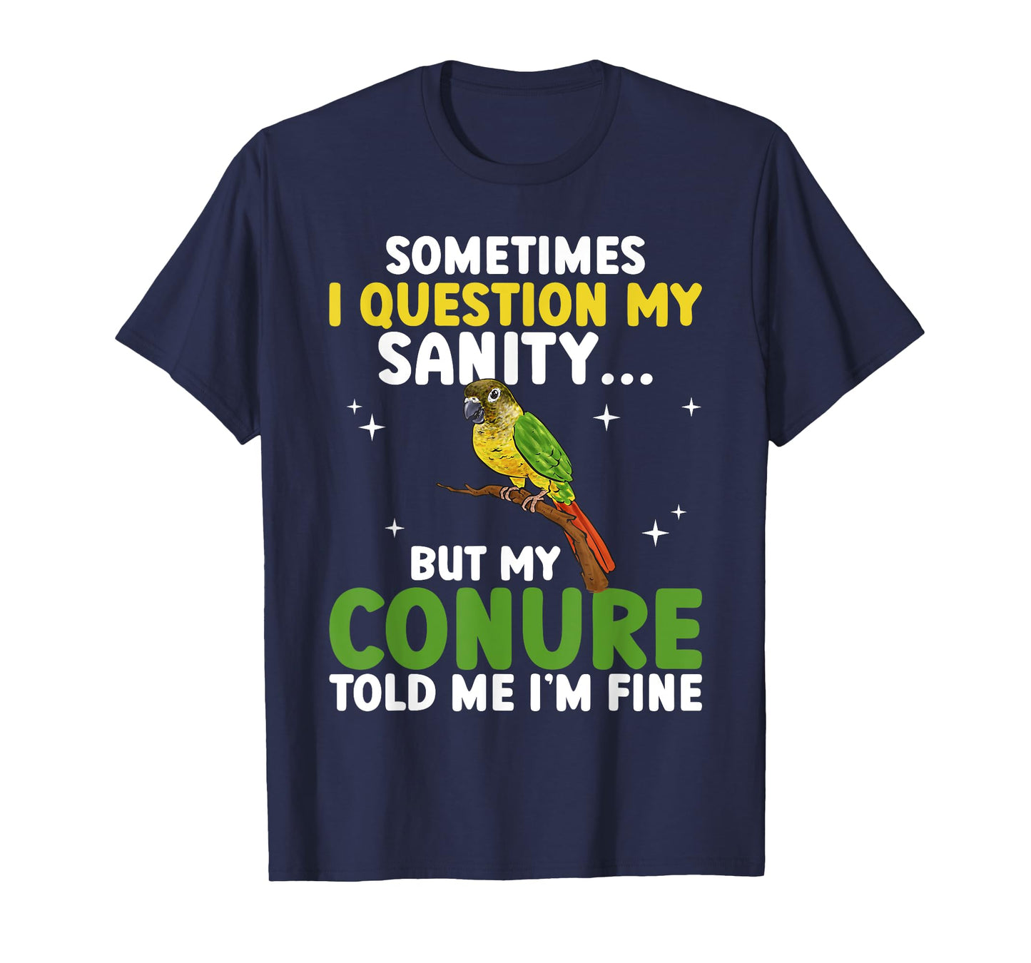 Green Cheek Conure Parrot Bird Conure T-Shirt