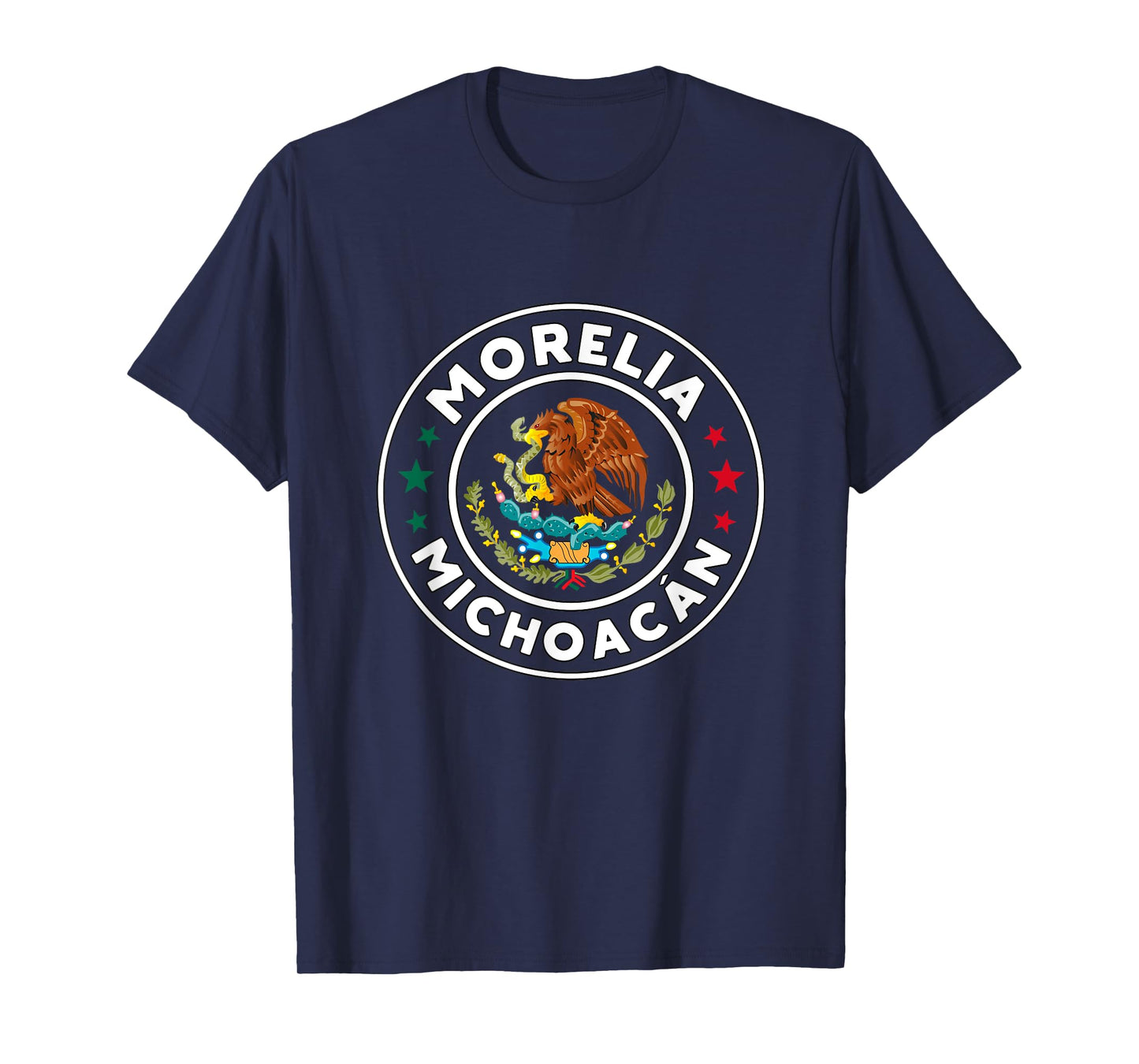 Morelia, Michoacán con águila mexicana T-Shirt