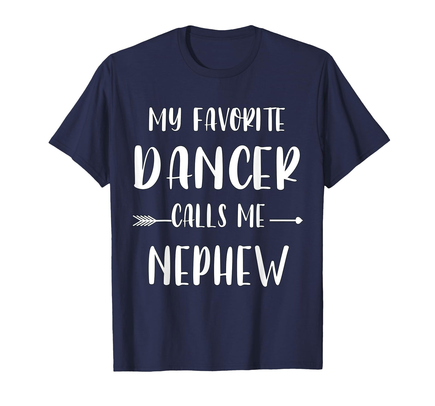 Dancer My Favorite Dancer Calls Me Nephew Vintage Xmas T-Shirt