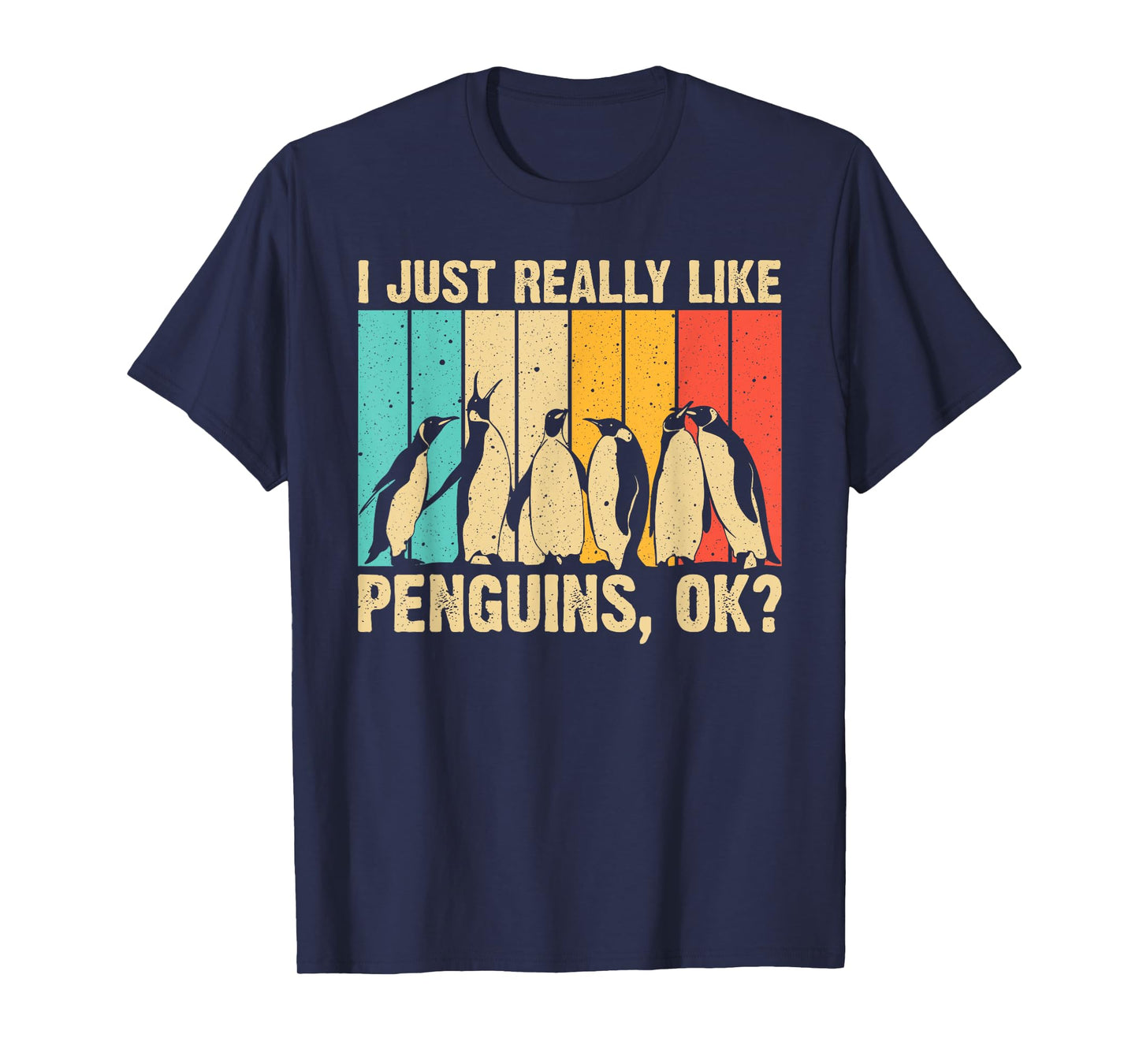 Cool Penguin Art For Men Women Kids Bird Penguin Lovers T-Shirt