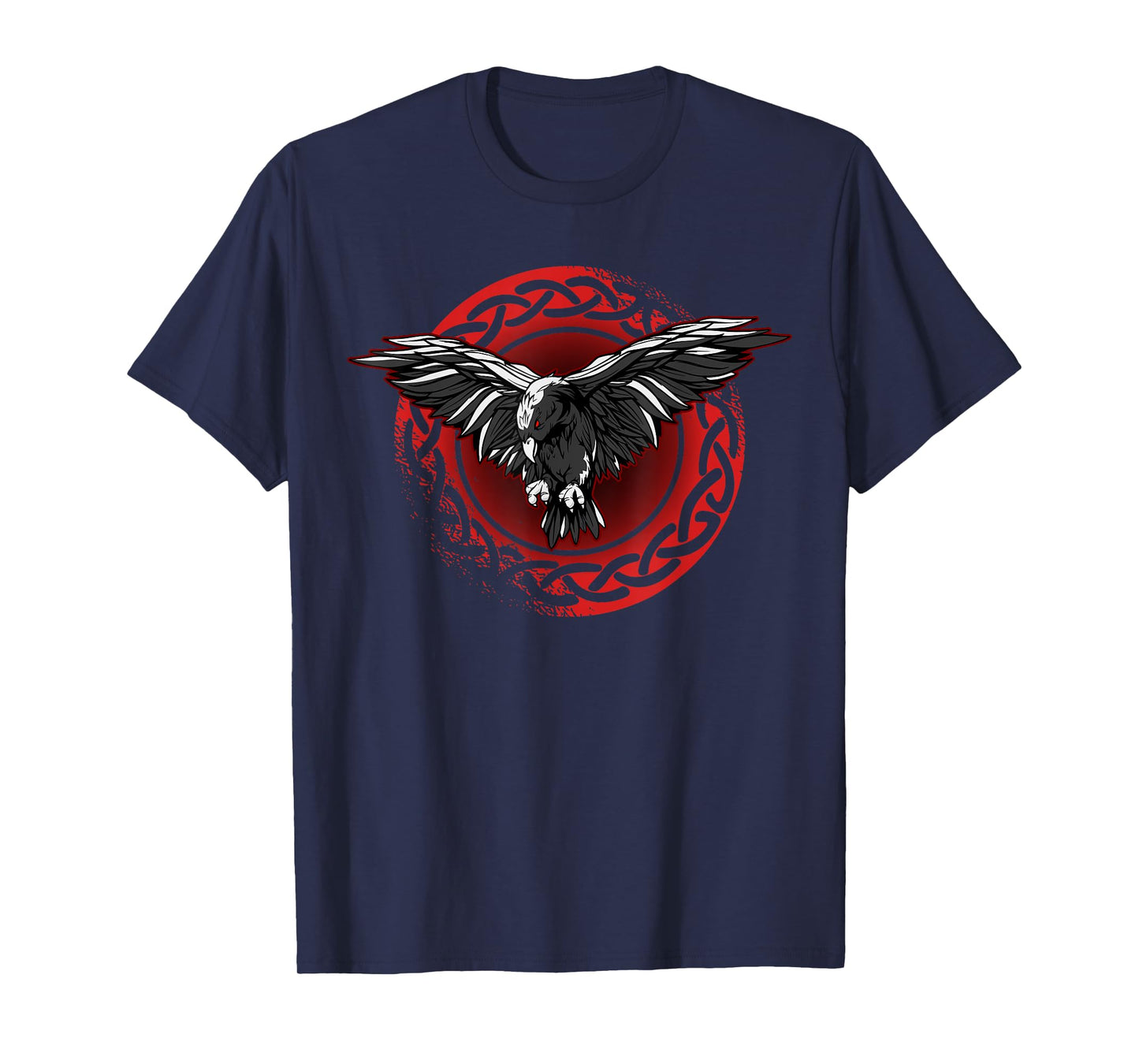Odin Ravens Huginn & Muninn Vegvisir Vikings Celtic Nordic T-Shirt