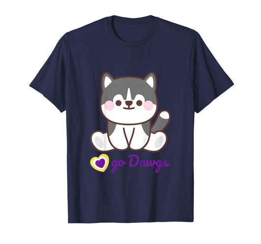 Kids Go Dawgs - Kids Youth UW Gameday T-Shirt