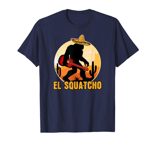 El Squatcho T-Shirt Mexican Cinco de Mayo Sasquatch T-Shirt