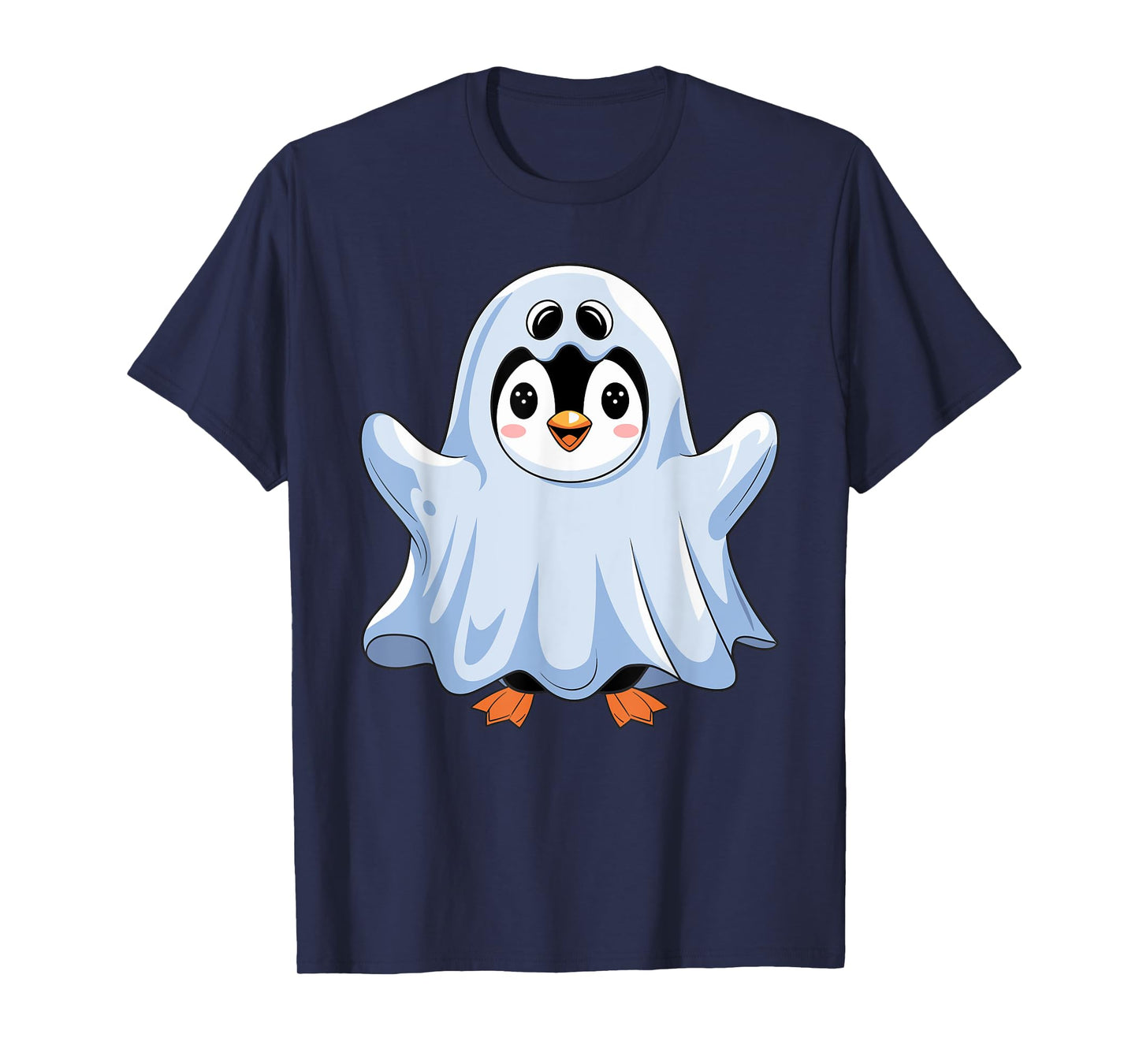 Penguin Halloween Cute Ghost Costume T-Shirt