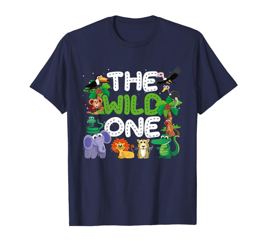 Boy Girl The Wild One Zoo Keeper Birthday Jungle Safari T-Shirt