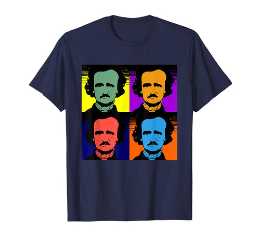 Edgar Allan Poe Pop Art Retro T-Shirt