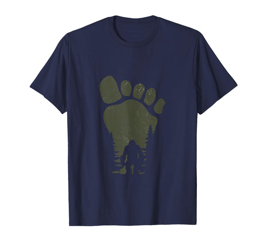 Sasquatch Or Bigfoot In The Forest Footprint Tank Top