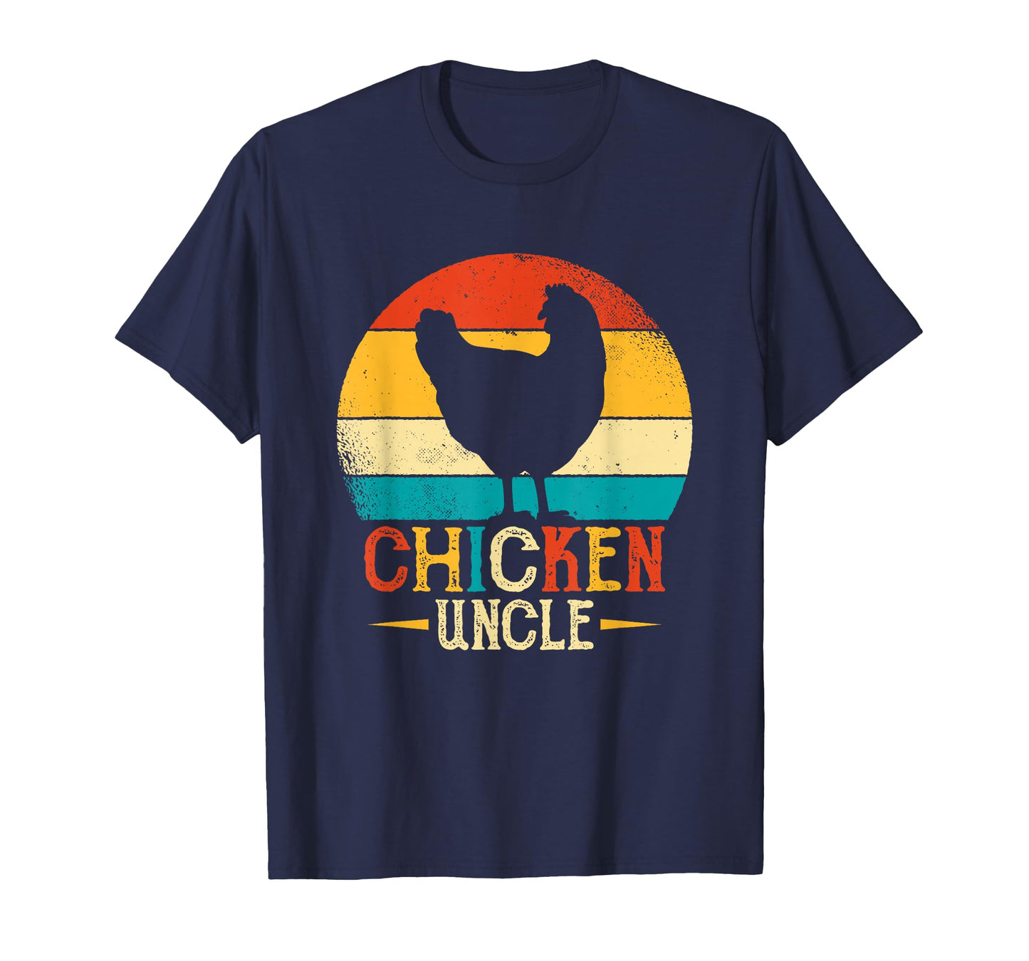Chicken Lover Uncle Design - Chicken Uncle Poultry Farmer T-Shirt