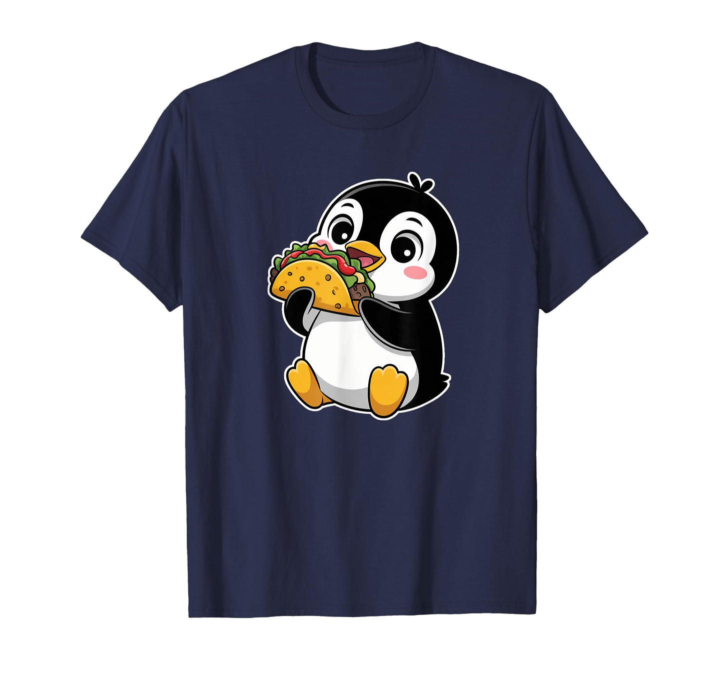 Penguin Eating Taco Shirt Cute Penguin Tacos T-Shirt