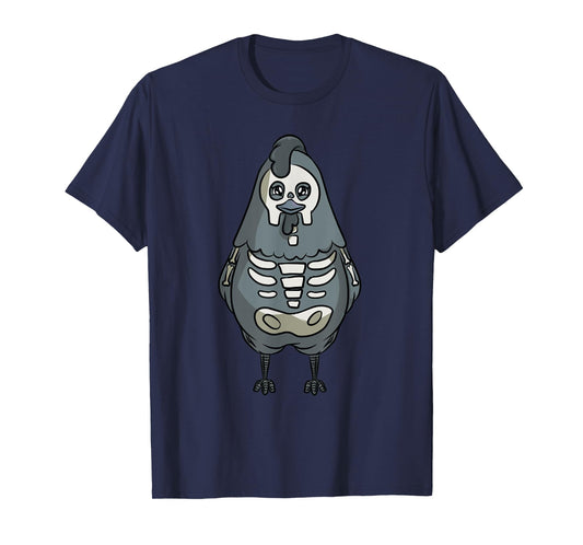 Chicken Skeleton Costume for Halloween Chickens T-Shirt