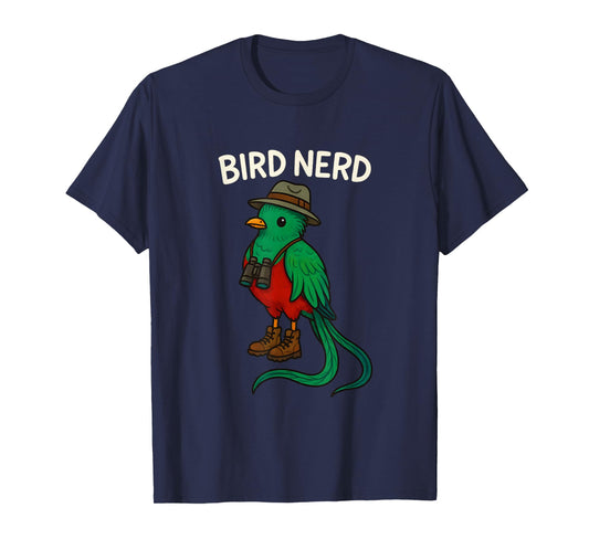 Resplendent Quetzal Birdwatcher BIRD NERD Funny Birding T-Shirt