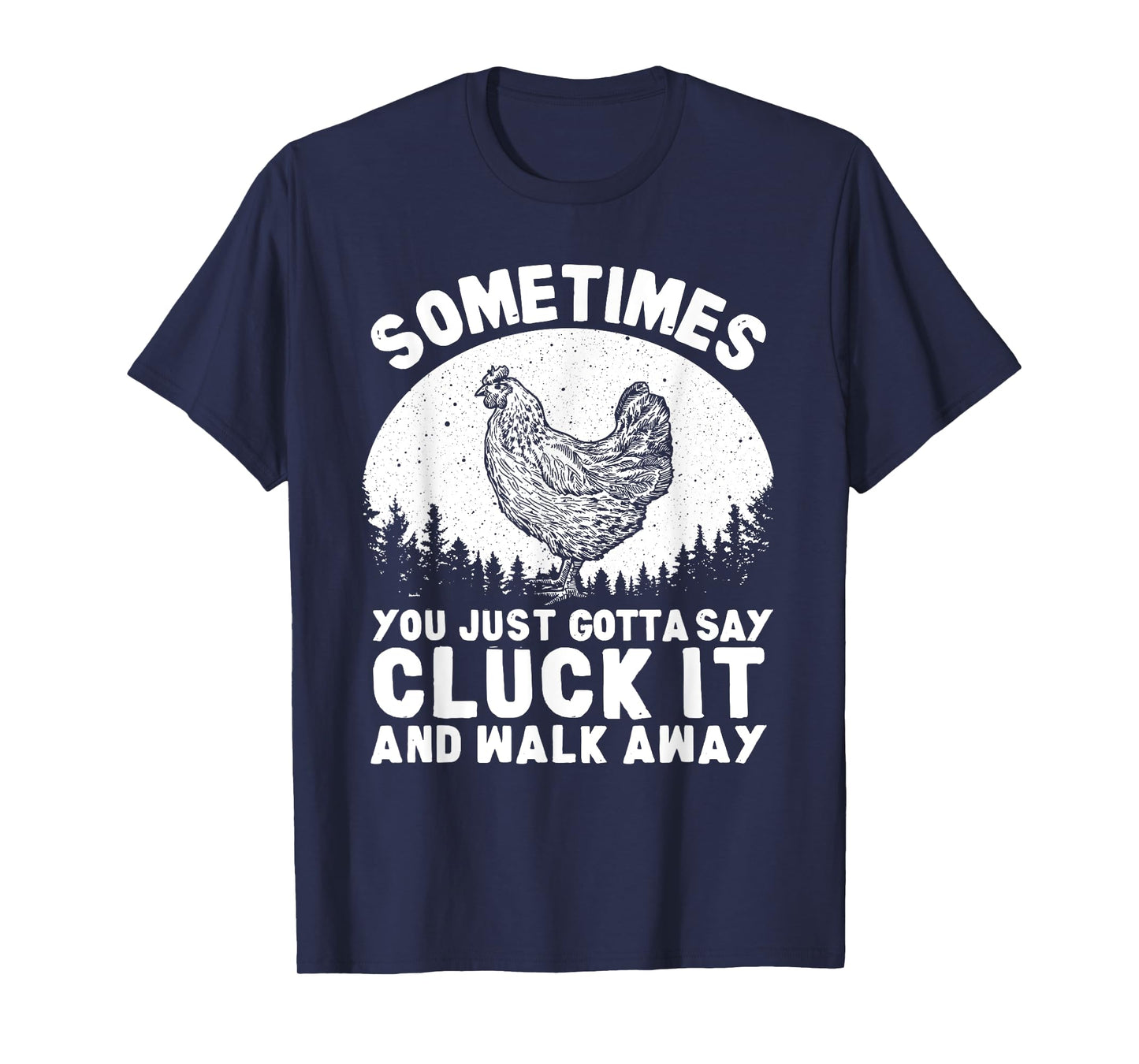Funny Chicken Art For Men Women Chicken Lover Hen Farmer T-Shirt