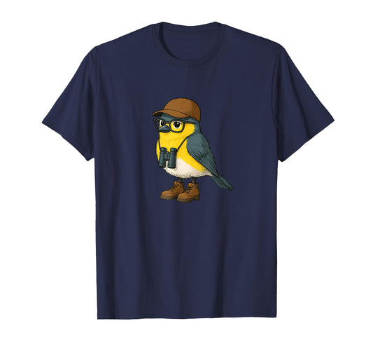 Bird Nerd Funny Bird Watching Birding Fathers day T-Shirt