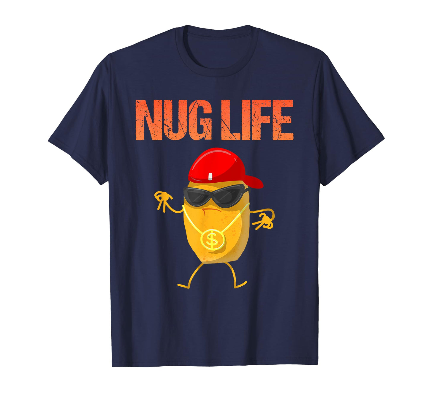 Cool Chicken Nugget Art For Boys Kids Chicken Nugget Lover T-Shirt