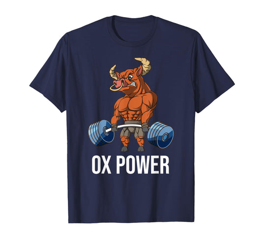 OX Power Weightlifting Deadlift Fitness Gym T-Shirt