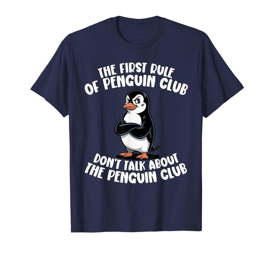 Funny Penguin Stuff Men Women Kids Penguin Club T-Shirt