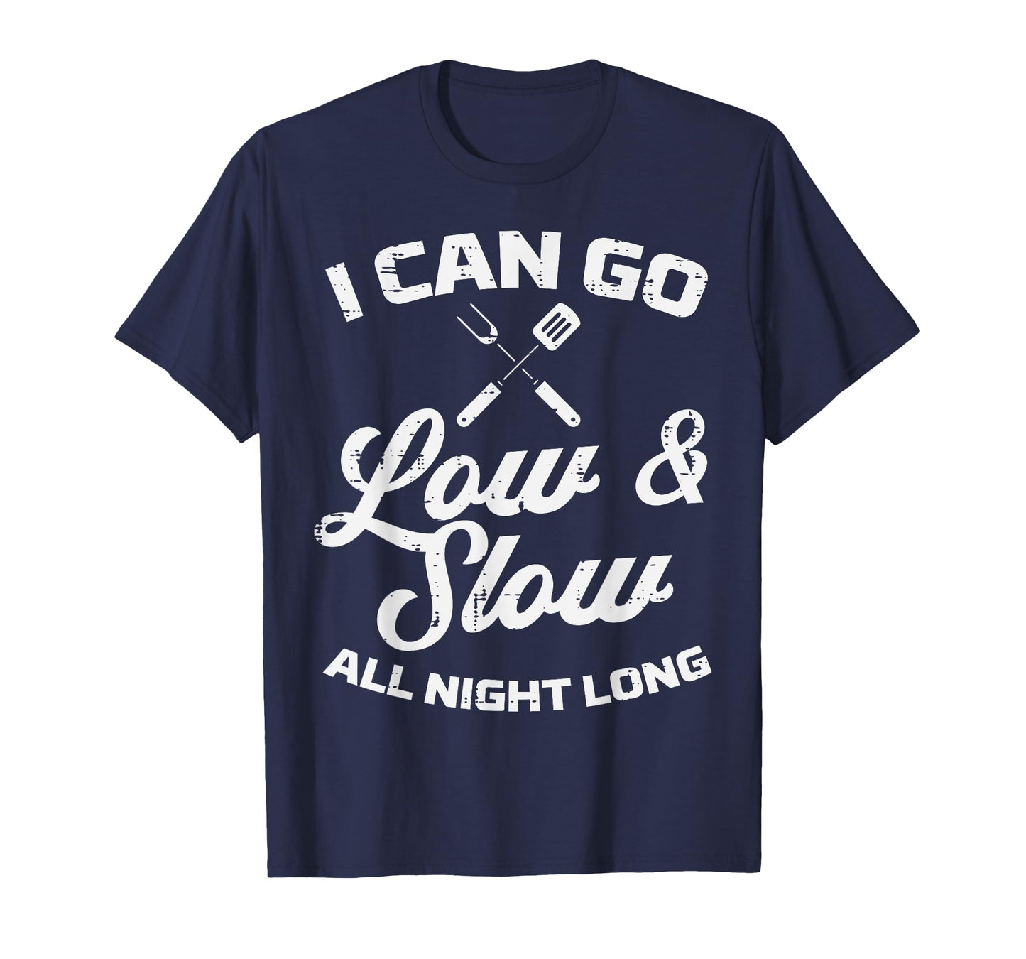 Low Slow All Night Long Bbq Grilling Smoking Meat Smoker T-Shirt