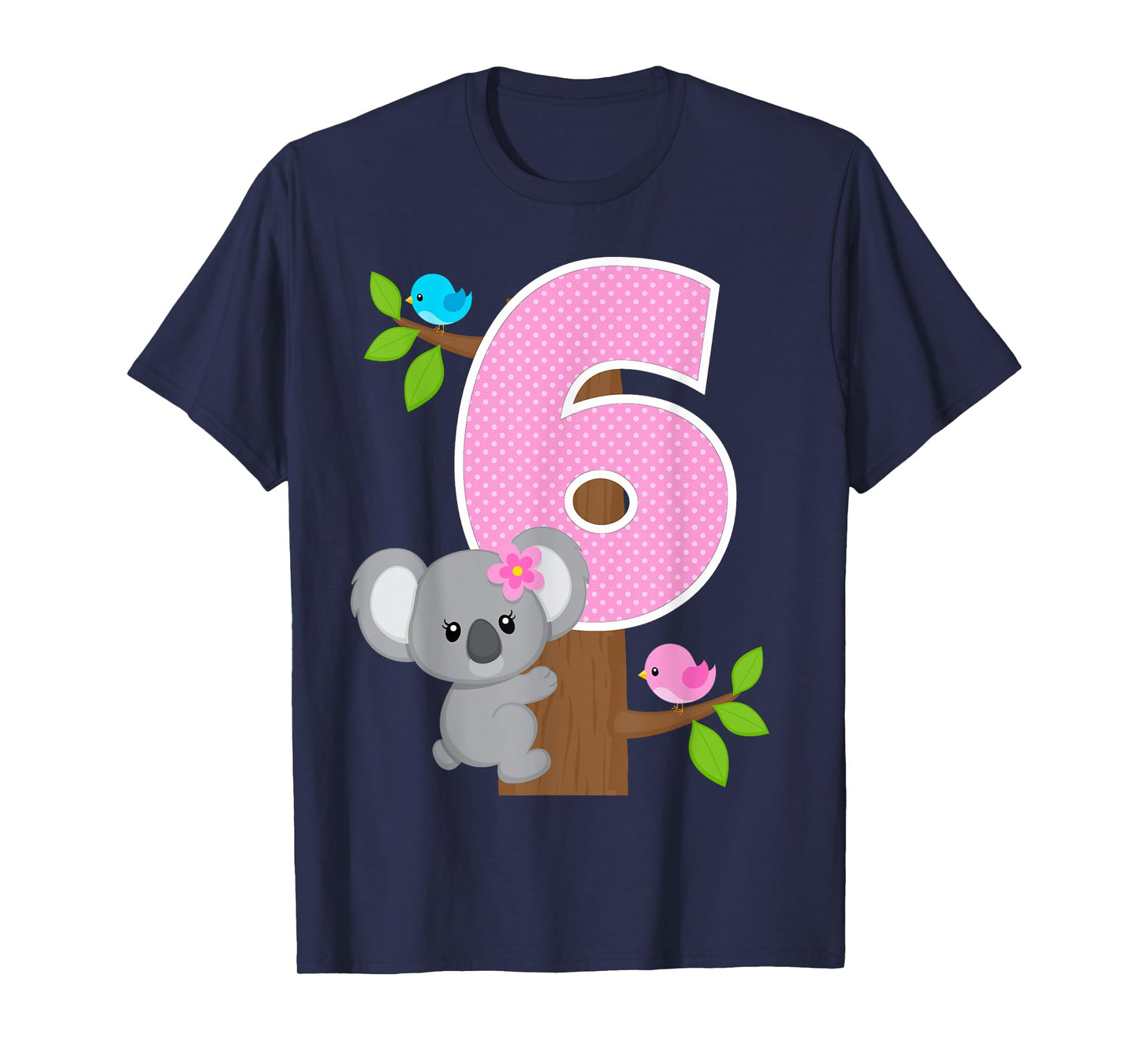 Koala Bear 6th Birthday Girl 6 Year Old Birthday Koalas Bday T-Shirt