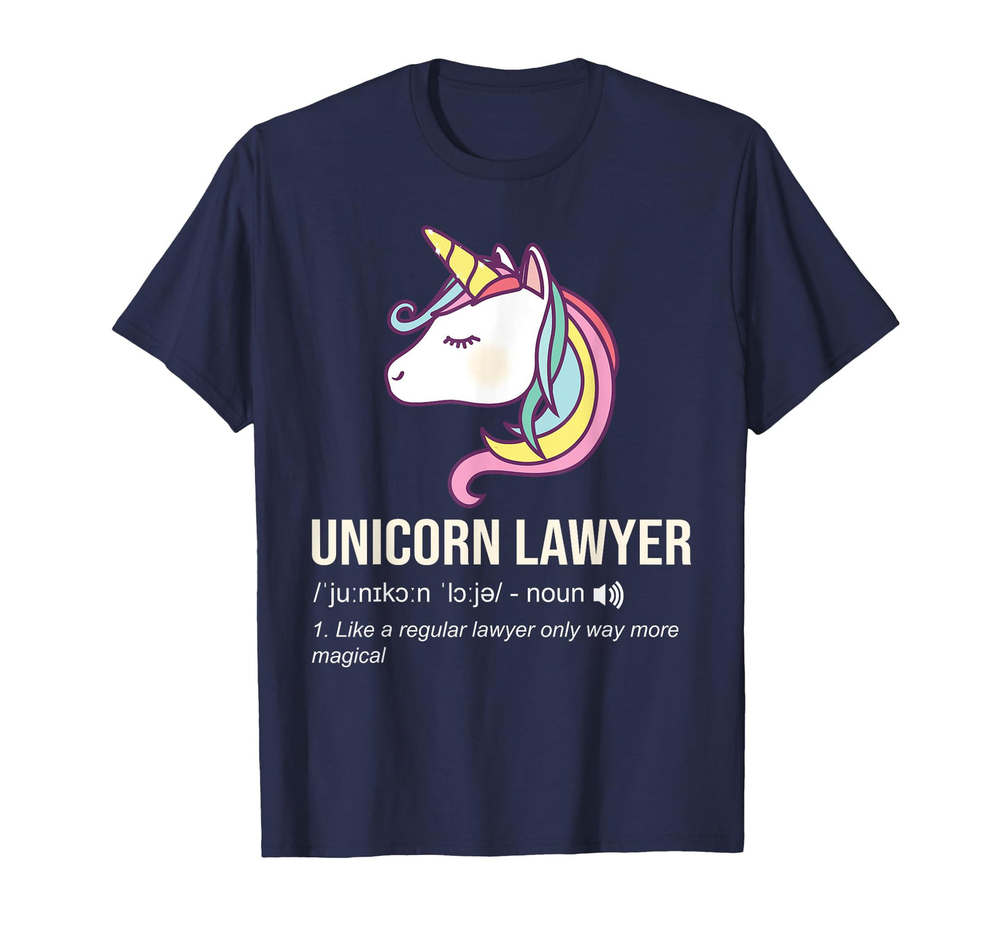 Unicorn Lawyer Like A Regular Lawyer Funny Shirt T-Shirt