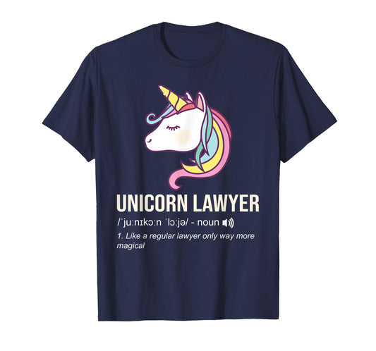 Unicorn Lawyer Like A Regular Lawyer Funny Shirt T-Shirt