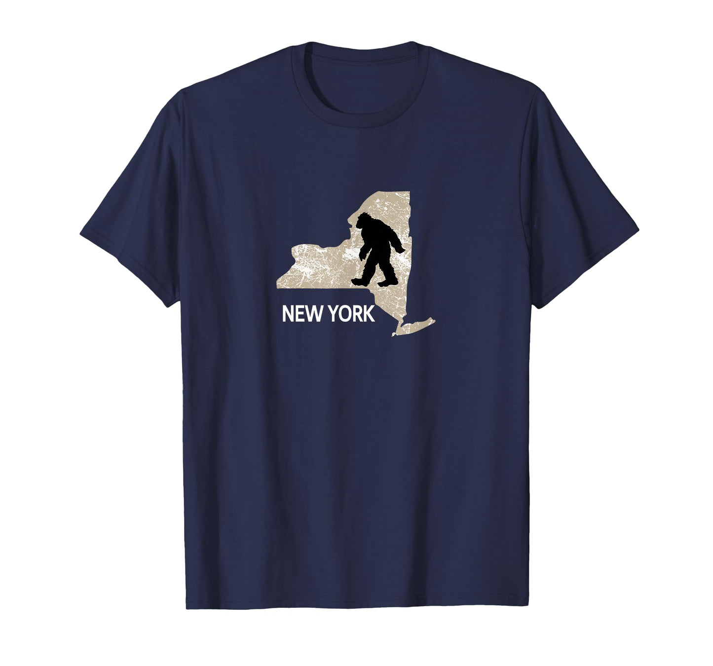 Funny Bigfoot I Believe Loves New York NY Sasquatch T-Shirt