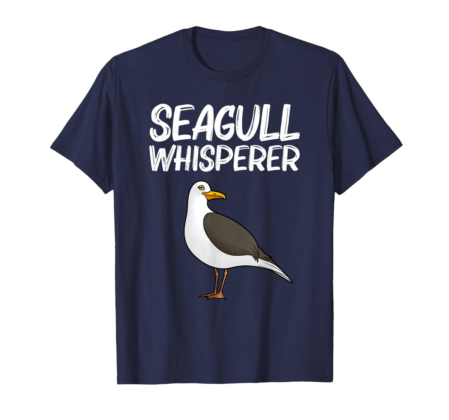 Cool Seagull Art For Men Women Birdwatcher Beach Gulls Bird T-Shirt