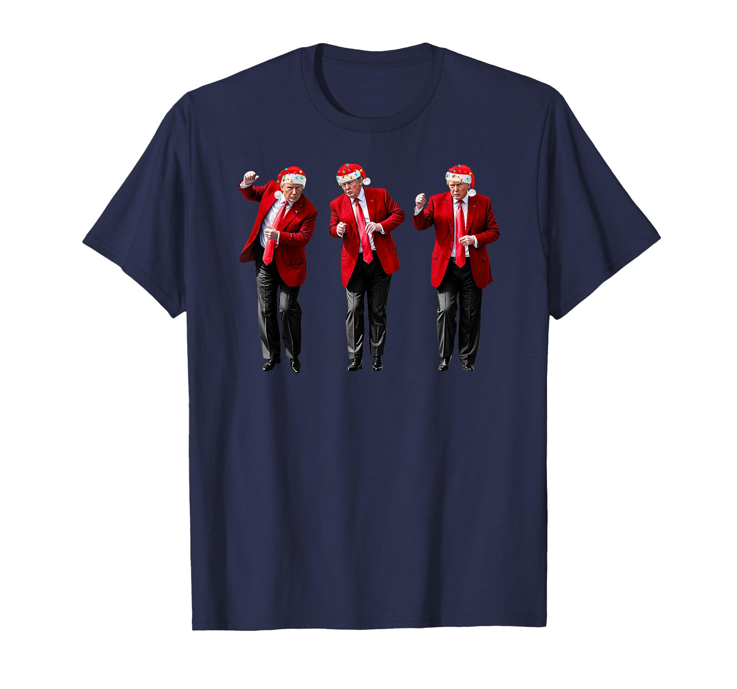Christmas Donald Trump President 2024 Dancing Funny Santa T-Shirt
