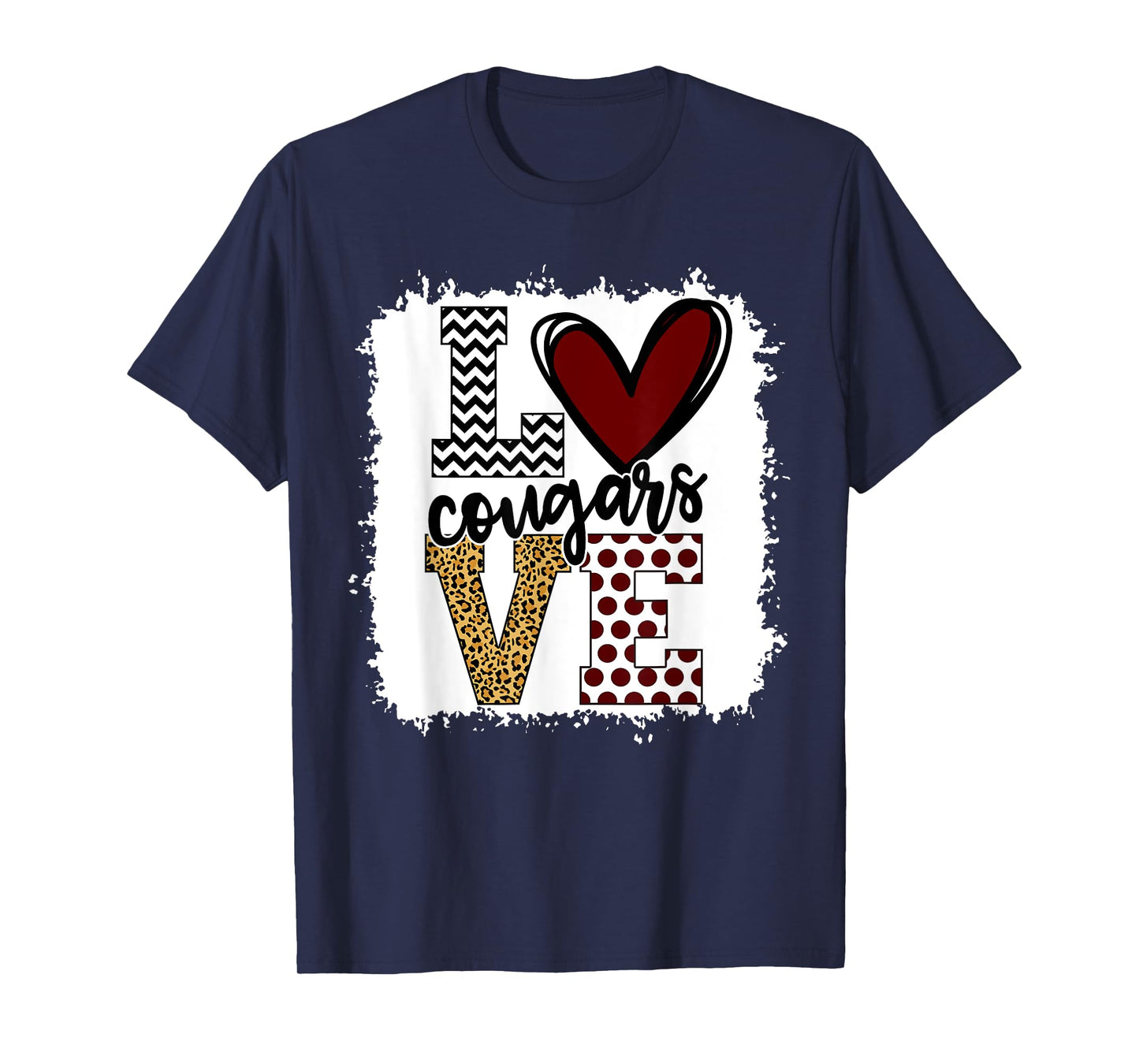 Cougars Mascot Love - School Spirit Fantastic Gifts T-Shirt