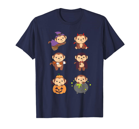 Monkey Halloween Costume Monkey Halloween T-Shirt