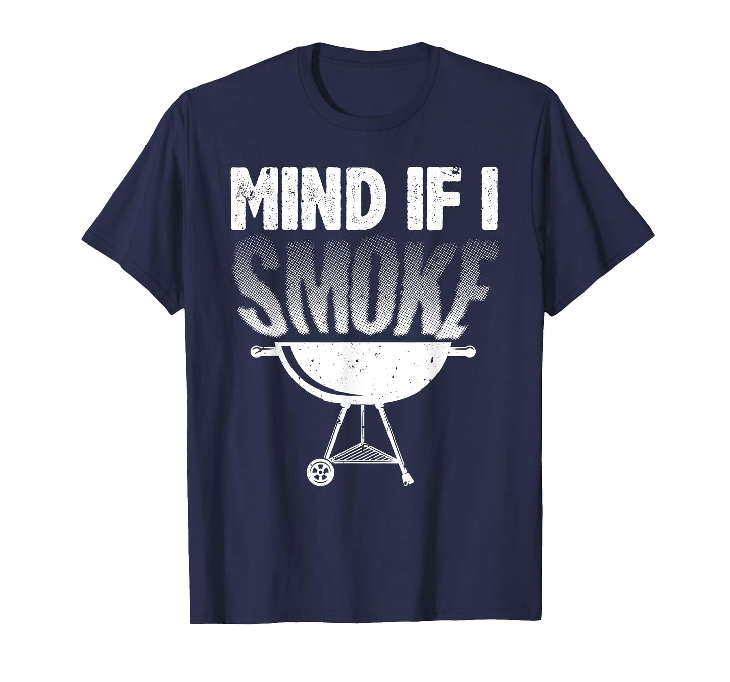 Smoking For Men Dad Grilling Meat BBQ Smoker Food Griller T-Shirt