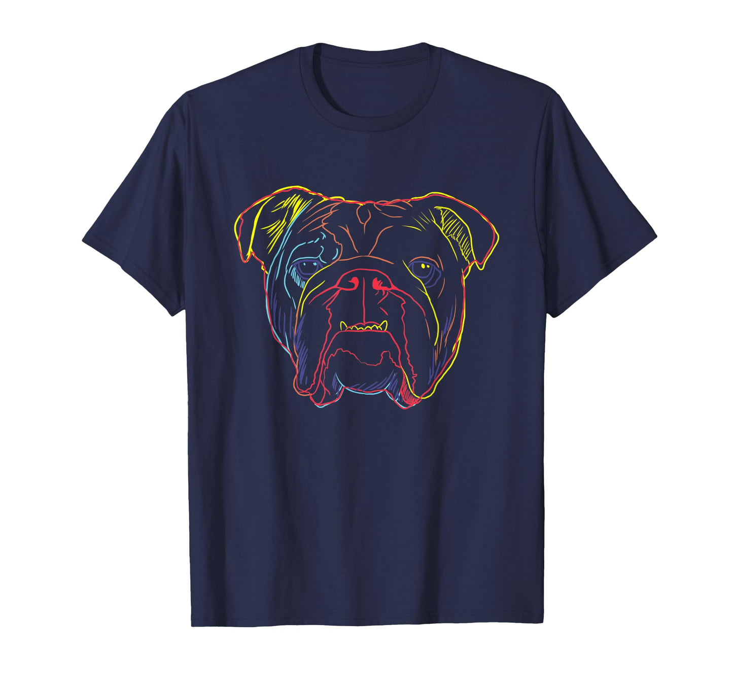 Dog English Bulldog T-Shirt for Men Women