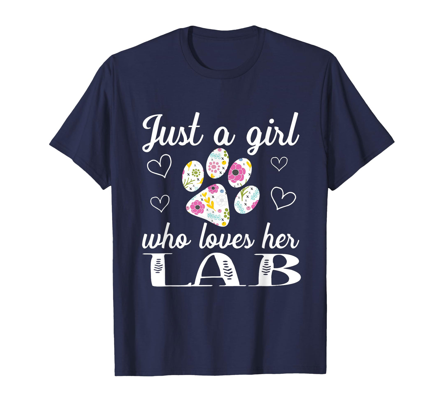 Just A Girl Who Loves Her Labrador Cute Dog T-Shirt